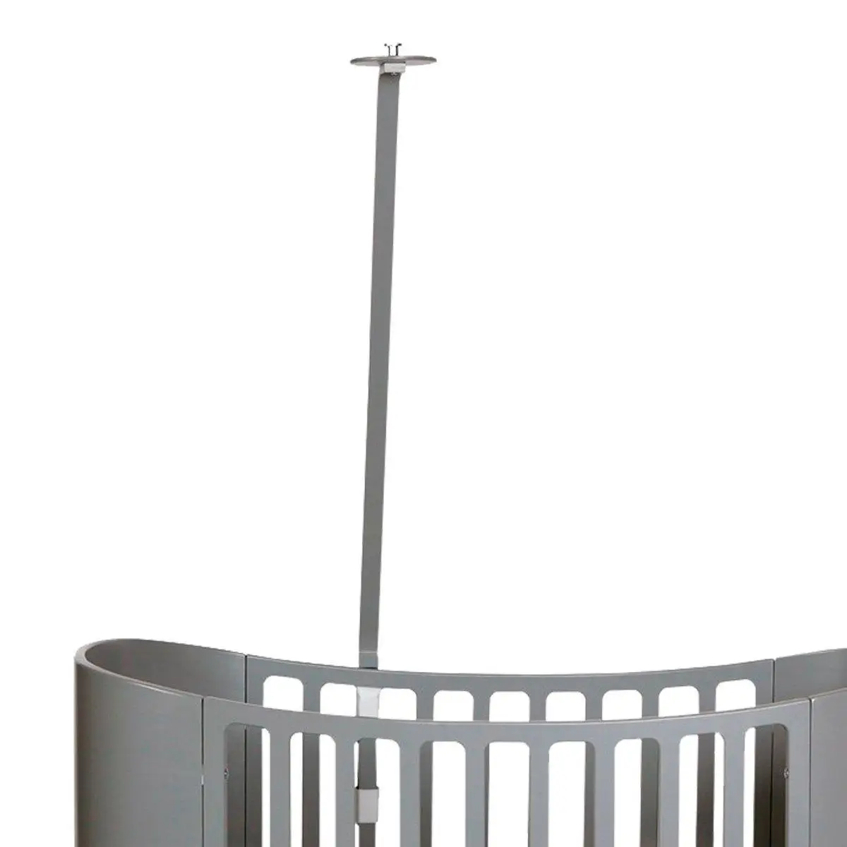 Szary metalowy drążek do mocowania baldachimu do łóżeczka dziecięcego Classic Grey. Leander Drążek do baldachimu do łóżeczka Classic Grey