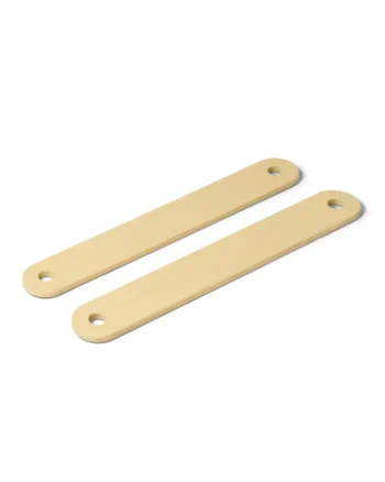 Dwa piankowe elementy konstrukcyjne w kolorze miodowożółtym dla dziecka. MODU Beams 2 szt Sand Grey / Honey Yellow