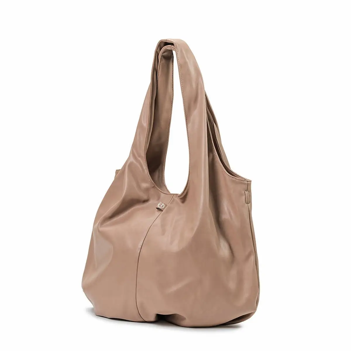 Torba dla mamy w kolorze miękkiej terakoty z miękkiego materiału z szerokimi uchwytami. Elodie Details Torba dla mamy Draped Tote Soft Terracotta