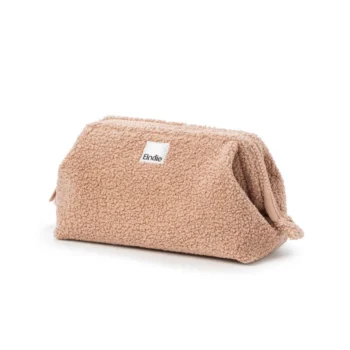 Organizer do wózka różowy z miękkiego materiału boucle dla mamy. Elodie Details Organizer Zip&Go Pink Bouclé