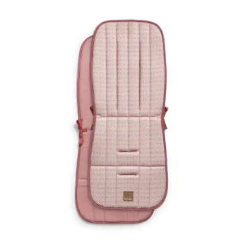Miękka różowa wkładka do wózka z delikatnym wzorem dla dziecka. Elodie Details Miękka wkładka do wózka Embroidery Anglaise Pink