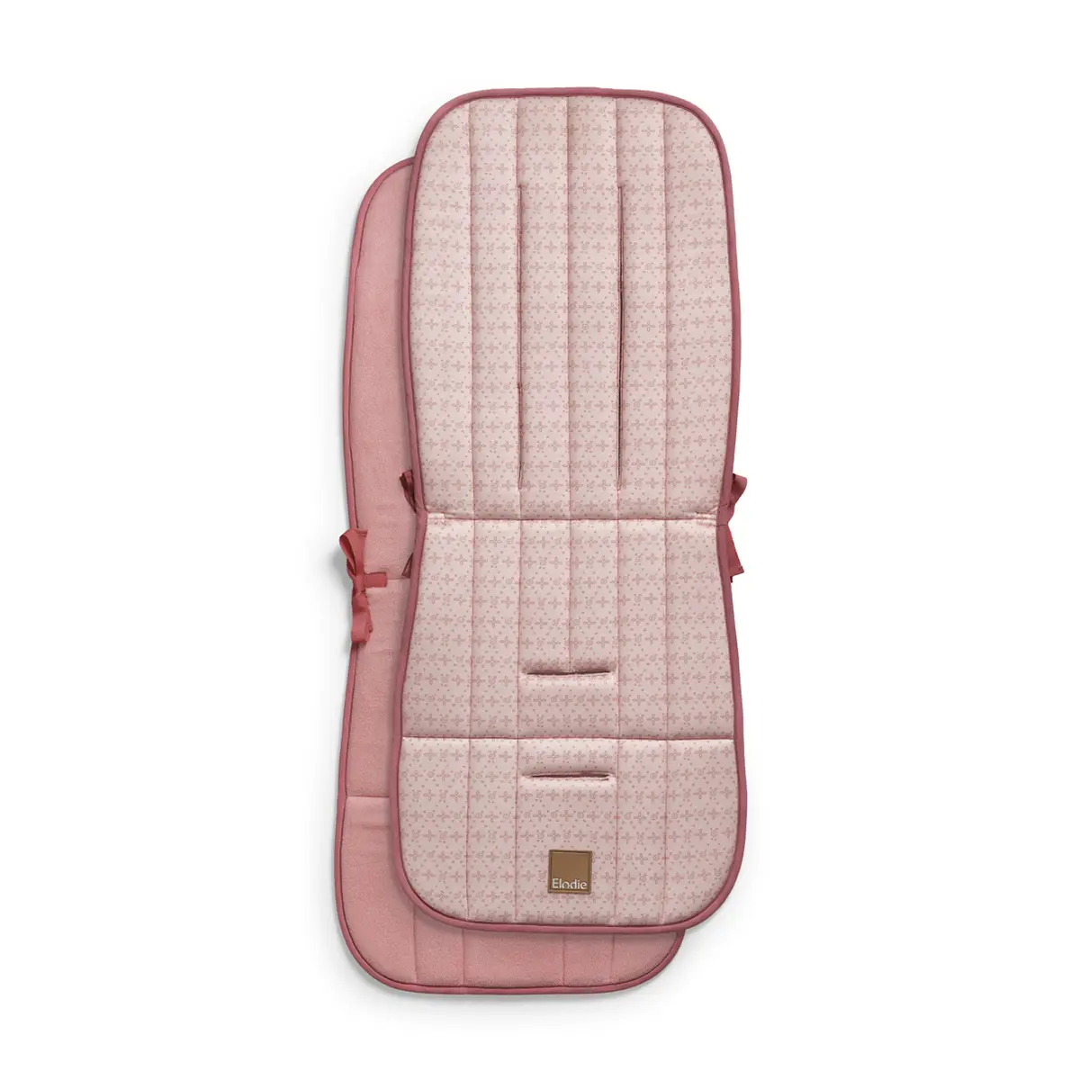 Miękka różowa wkładka do wózka z delikatnym wzorem dla dziecka. Elodie Details Miękka wkładka do wózka Embroidery Anglaise Pink