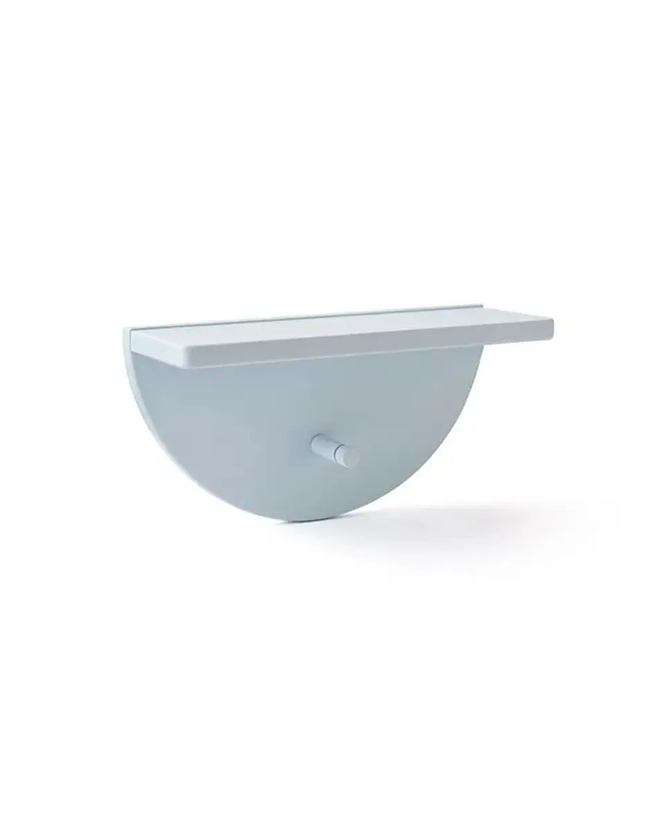 Półka ścienna okrągła jasnoniebieska z haczykiem mebel dla dziecka. Kid’s Concept Półka okrągła light blue STAR