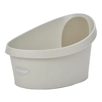 Wanienka dla dziecka siedzącego beżowa z tworzywa ekologicznego dla malucha toddler. Shnuggle ECO Wanienka dla Dziecka Siedzącego Toddler
