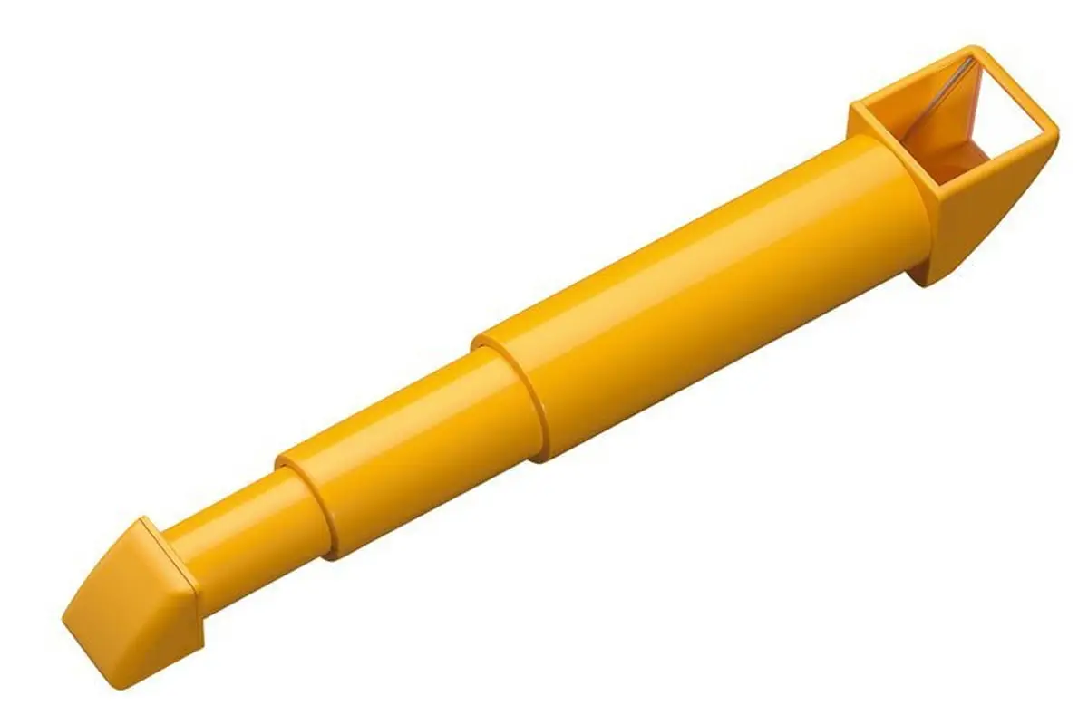 Żółty peryskop zabawkowy o długości 45 cm dla dzieci. Navir Peryskop 45cm