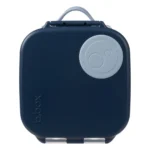 Mini śniadaniówka granatowa z szarym zamknięciem dla dziecka. b.box Mini lunchbox Midnight box