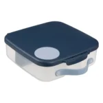 Śniadaniówka plastikowa granatowa z przezroczystym spodem dla dziecka. b.box Lunchbox Midnight