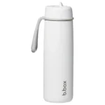 Biała butelka termiczna 690 ml z uchwytem dla dziecka. b.box Butelka termiczna 690ml White Out