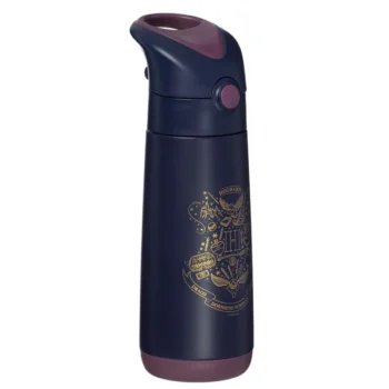 Ciemnoniebieski bidon termiczny dla dzieci ze słomką 500 ml z motywem Harry Potter. b.box Harry Potter by butelka termiczna bidon dla dzieci ze słomką 500ml Harry Potter
