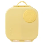 Żółta śniadaniówka mini lunchbox dla dziecka z uchwytem i zamknięciem na zatrzaski. b.box Mini lunchbox Lemon Twist