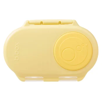 Żółty pojemnik na przekąski Snackbox dla dziecka. b.box Snackbox pojemnik na przekąski Lemon Twist
