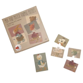 Puzzle magnetyczne zwierzątka mix and match elementy do łączenia dla dzieci. Egmont Toys Puzzle Zwierzątka Mix & Match