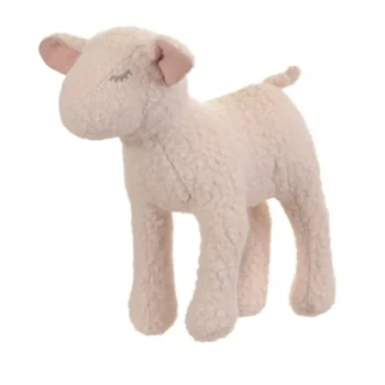 Duża pluszowa przytulanka owieczka w jasnoróżowym kolorze dla dziecka. Egmont Toys Przytulanka Owieczka Mary duża