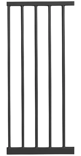 Czarny metalowy panel rozszerzający do bramki dziecięcej o szerokości 32 cm. Baby Dan Rozszerzenie bramek Baby Dan PREMIER panel 32cm czarny
