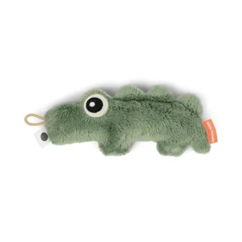 Zielona pluszowa grzechotka krokodyl dla niemowlaka. Done by Deer Grzechotka Sensoryczna Krokodyl Croco