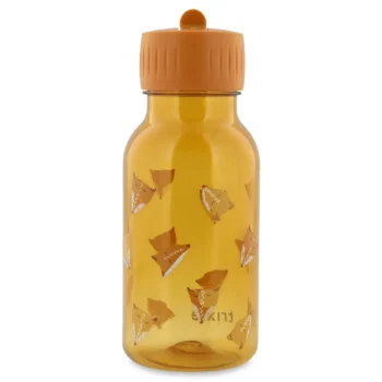 Butelka tritanowa 350 ml pomarańczowa z nadrukiem liska dla dziecka. Trixie Butelka tritanowa 350ml Lis Baby
