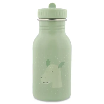 Zielona butelka bidon 350 ml z nadrukiem smoka dla dziecka. Trixie Butelka bidon 350ml Smok Baby