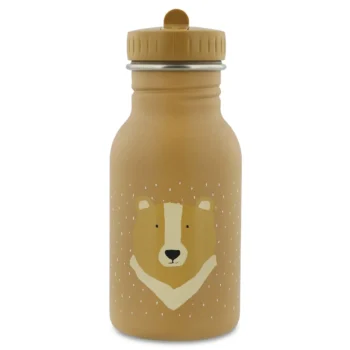 Butelka bidon 350 ml z motywem misia w kolorze beżowym dla dziecka. Trixie Butelka bidon 350ml Miś Baby