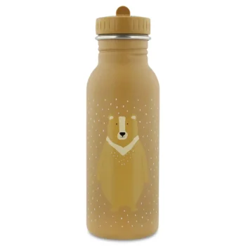 Butelka bidon 500 ml z nadrukiem misia dla dziecka beżowa. Trixie Butelka bidon 500ml Miś Baby