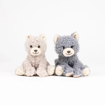 Dwa pluszowe kotki w jasnoszarym i szarym kolorze dla dzieci. Egmont Toys Przytulanki Romy Cat 2 kotki
