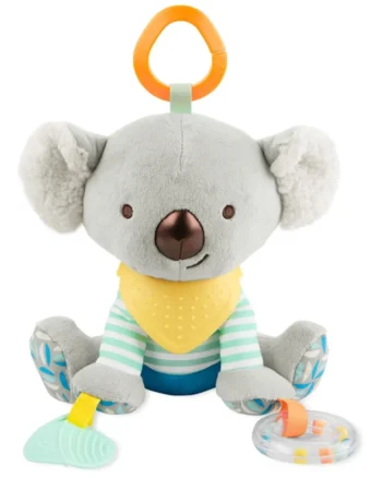 Zawieszka pluszowa koala z elementami sensorycznymi dla niemowlaka. Skip Hop Zawieszka Aktywna Bandana Buddies Koala