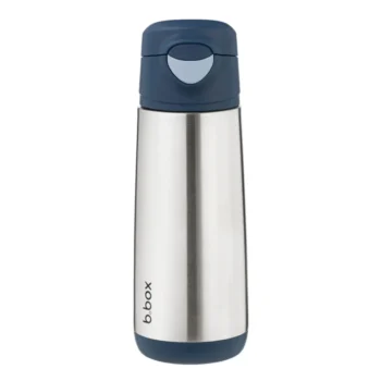 Butelka termiczna ze stali nierdzewnej z niebieskim ustnikiem sportowym 500 ml. b.box Butelka termiczna z ustnikiem sportowym 500ml Midnight