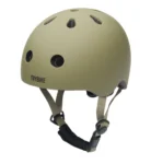 Zielony dziecięcy kask na rower rolki deskorolkę hulajnogę rozmiar XS dla dziecka. CoandCo Kask dziecięcy na rower rolki deskorolkę hulajnogę zielony XS Trybike