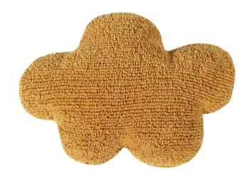 Poduszka w kształcie chmurki musztardowa dla dziecka. Lorena Canals Poduszka Cloud Mustard