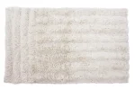 Wełniany dywan biały z delikatnym wzorem 80x140 cm dla domu. Lorena Canals Dywan wełniany Dunes White 80x140cm