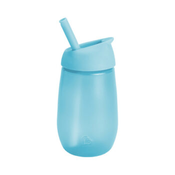 Niebieski kubek niekapek z otwieraną słomką dla dziecka 296 ml. munchkin Kubek niekapek z otwieraną słomką niebieski 296 ml