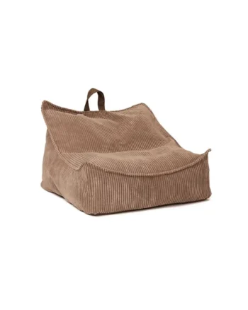 Brązowa pufa worek z materiału sztruksowego dla dziecka. Kid’s Concept Pufa worek brown