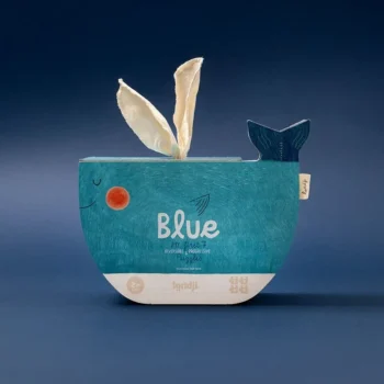 Drewniane puzzle w kształcie niebieskiego wieloryba dla dzieci. Londji Puzzle dla dzieci Blue