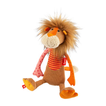 Pluszowa maskotka lew 32 cm patchworkowa zabawka dla dziecka. sigikid Pierwsza przytulanka Lew 32cm patchworkowa maskotka zabawka dzieci