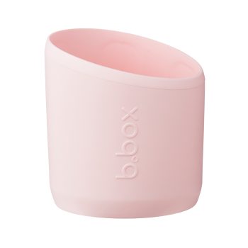 Różowa silikonowa nakładka na butelkę 690ml dla dziecka. b.box Nakładka na butelkę 690ml Pink Paradise