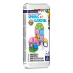 Klocki magnetyczne microMAGS w kolorach pastelowych zestaw 24 elementy dla dzieci. Magna-Tiles Klocki Magnetyczne microMAGS Spring Garden Travel 24el