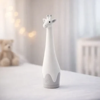 Lampka nocna w kształcie żyrafy szara dla dziecka. Zazu GINA Lampka z Latarką Żyrafa Grey