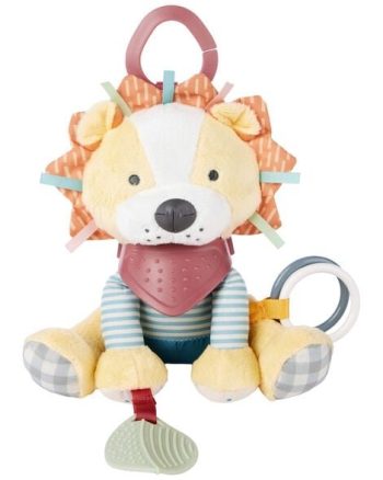 Zawieszka pluszowa lew z gryzakiem i elementami sensorycznymi dla niemowlaka. Skip Hop Zawieszka Aktywna Bandana Buddies Lew