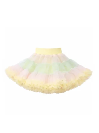 Spódniczka tutu tiulowa pastelowa tęcza dla dziecka. Fig&Pear Spódniczka tutu Pastel Rainbow