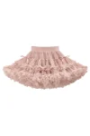 Tiulowa spódniczka tutu w kolorze jasnoróżowym z kokardkami dla dziewczynki. Fig&Pear Spódniczka tutu z kokardkami Misty Rose