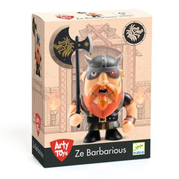 Figurki wiking z hełmem i toporem dla dziecka. Djeco Figurka Arty Toys Ze Barbarious