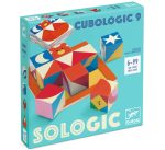 Gra logiczna z kolorowymi sześcianami i kartami dla dzieci i dorosłych. Djeco Gra logiczna CUBOLOGIC 9