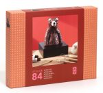 Zestaw do modelowania figurki niedźwiedzia z narzędziami do rzeźbienia dla dzieci. Djeco AGA Atelier 84 modelowanie