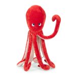 Pluszowa maskotka ośmiornica czerwona dla dziecka wysokość 80 cm. Moulin Roty Maskotka OŚMIORNICA H80cm