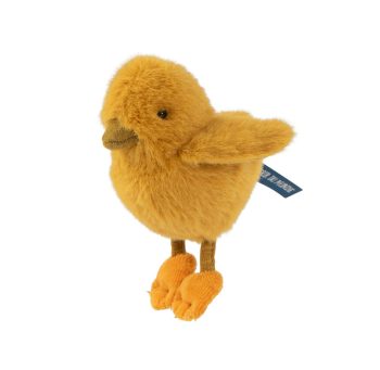 Pluszowa maskotka kurczątko w kolorze żółtym wysokość 13 cm dla dziecka. Moulin Roty Maskotka kurczątko 13cm DOOKOŁA ŚWIATA