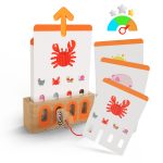 Drewniana gra edukacyjna z kartami i ilustracjami zwierząt dla dzieci poziom podstawowy. Topbright Logiczne łamigłówki gra edukacyjna poziom podst