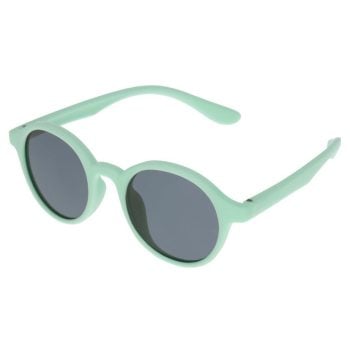 Zielone dziecięce okulary przeciwsłoneczne z okrągłymi szkłami dla dzieci 3-7 lat. Dooky Okulary przeciwsłon. Bali Junior MINT 3-7 l