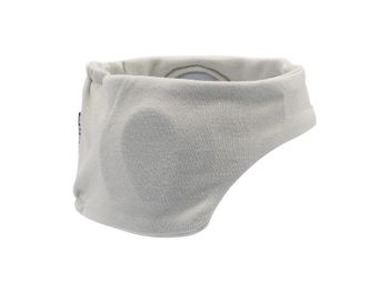 Szara opaska ochronna na uszy dla niemowląt 0-6 miesięcy. Dooky Słuchawki ochronne opaska 0-6m Grey