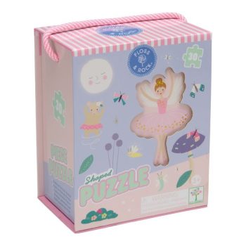 Pudełko z puzzlami 30 elementów z motywem baletnicy dla dzieci. Floss&Rock Puzzle 30el. Baletnice