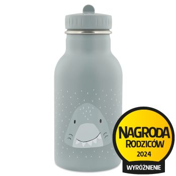 Butelka termiczna dla dziecka szara z motywem rekina 350 ml. Trixie Baby Rekin Butelka Termiczna 350 ml