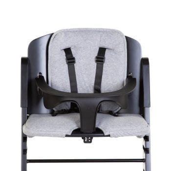 Ochraniacz do krzesełka dziecięcego szary z materiału jersey dla dziecka. Childhome Ochraniacz do krzesełka Evosit Jersey Grey